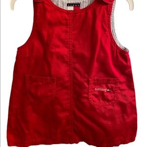 Tommy Hilfiger red jumper with pockets